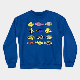 Coral Reef Fish Crewneck Sweatshirt